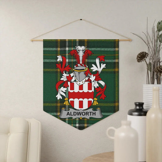 Custom Aldworth Family Crest Wall Hanging product