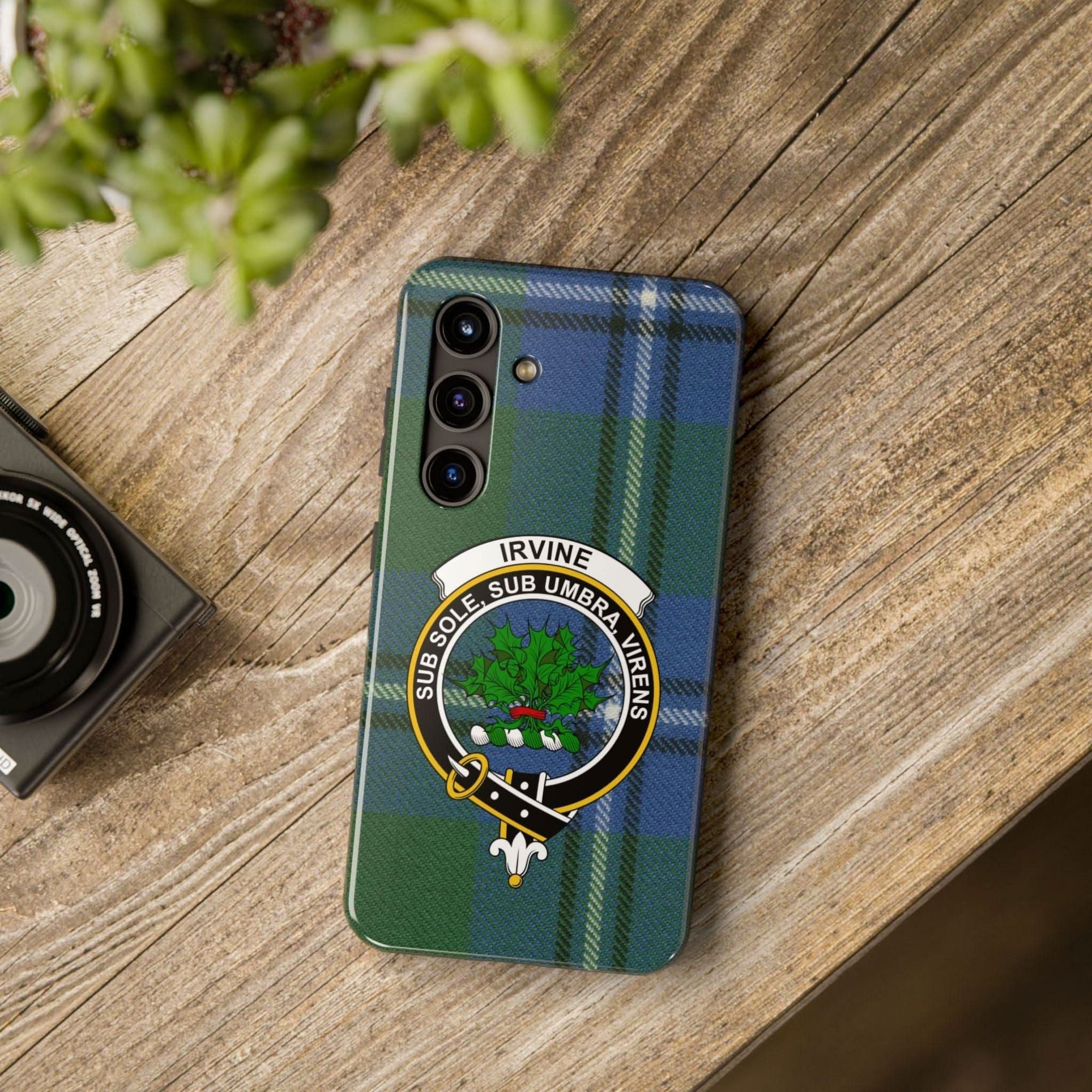 Irvine Clan Scottish Tartan Cell Phone Case - Celtic Ancestry Gifts