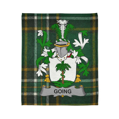 Going Tartan Coat of Arms Family Crest Blanket product