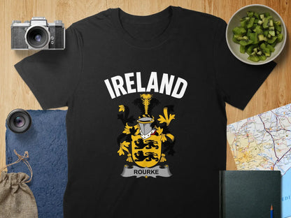 Ireland Rourke Crest Black Shirt