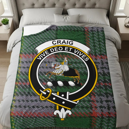 Craig Vive Deo Et Vives Tartan Pattern Blanket product