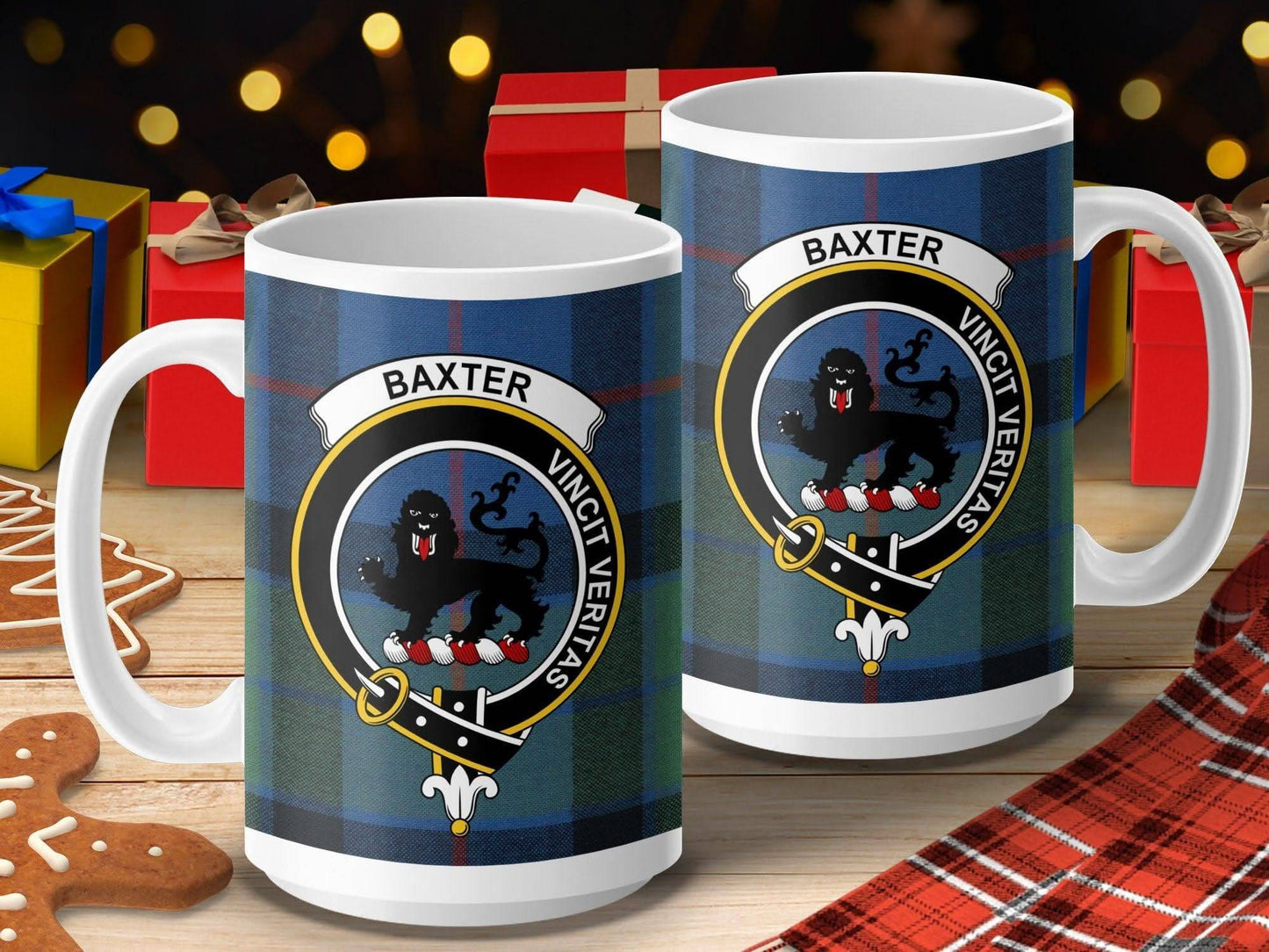Personalized Baxter Family Crest Coffee Mug product