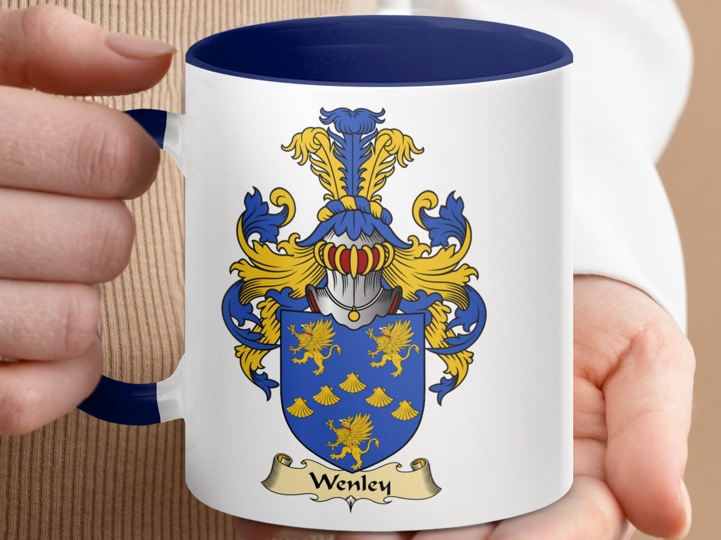 Wenley Clan Scottish Coat of Arms Mug - Living Stone Gifts