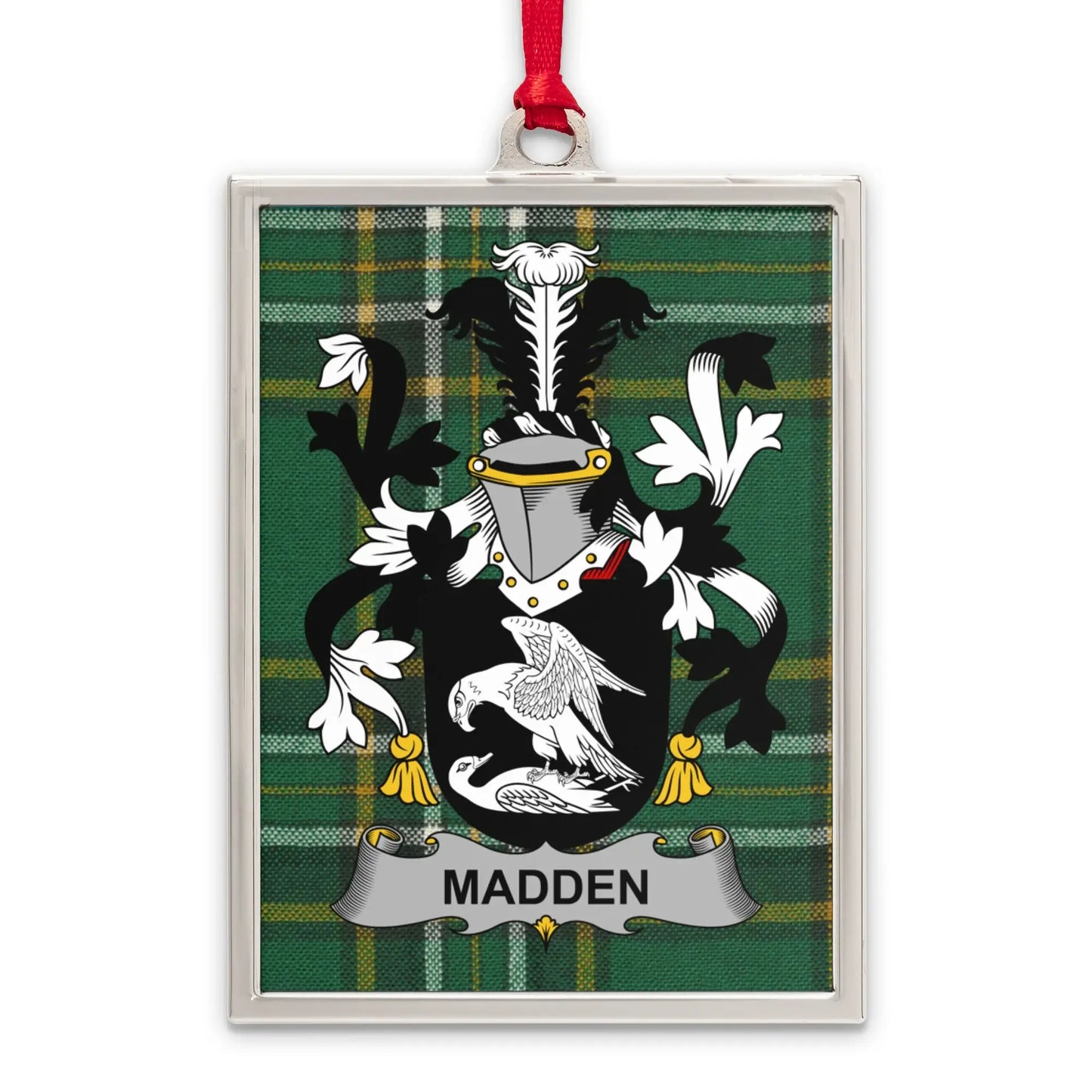 Madden Family Crest Tartain Pattern Wall Decor product