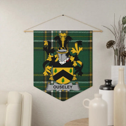 Ouseley Family Crest Wall Hanging Tapestry product