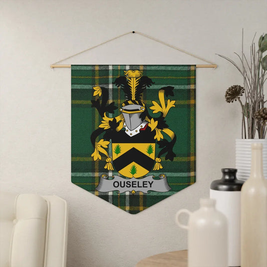 Ouseley Family Crest Wall Hanging Tapestry product