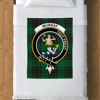 Scottish Clan Murray Tartan Throw Blanket - Living Stone Gifts