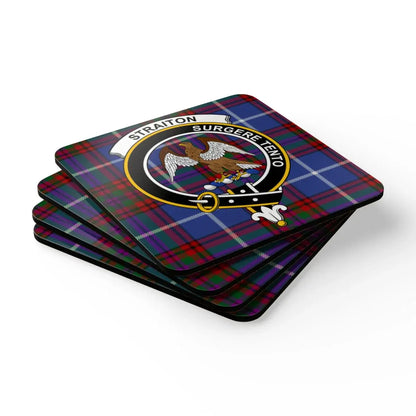 Straiton Surgere Tento Plaid Pattern Coaster product type