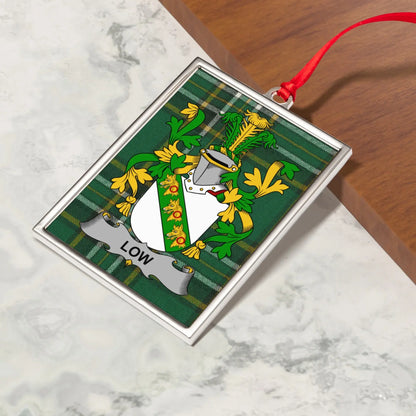 Custom Family Coat of Arms Hanging Ornament product