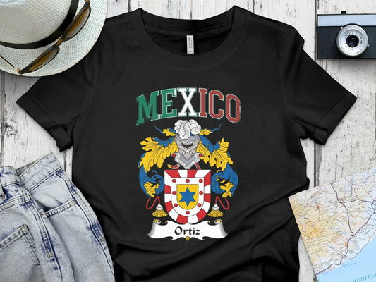 Mexico Ortiz Coat of Arms Family Heritage T-Shirt product