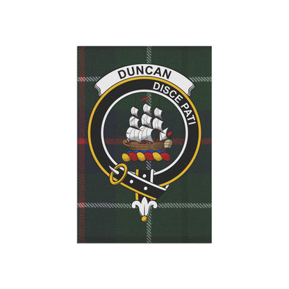 Duncan Clan Scottish Tartan Crest Garden Flag