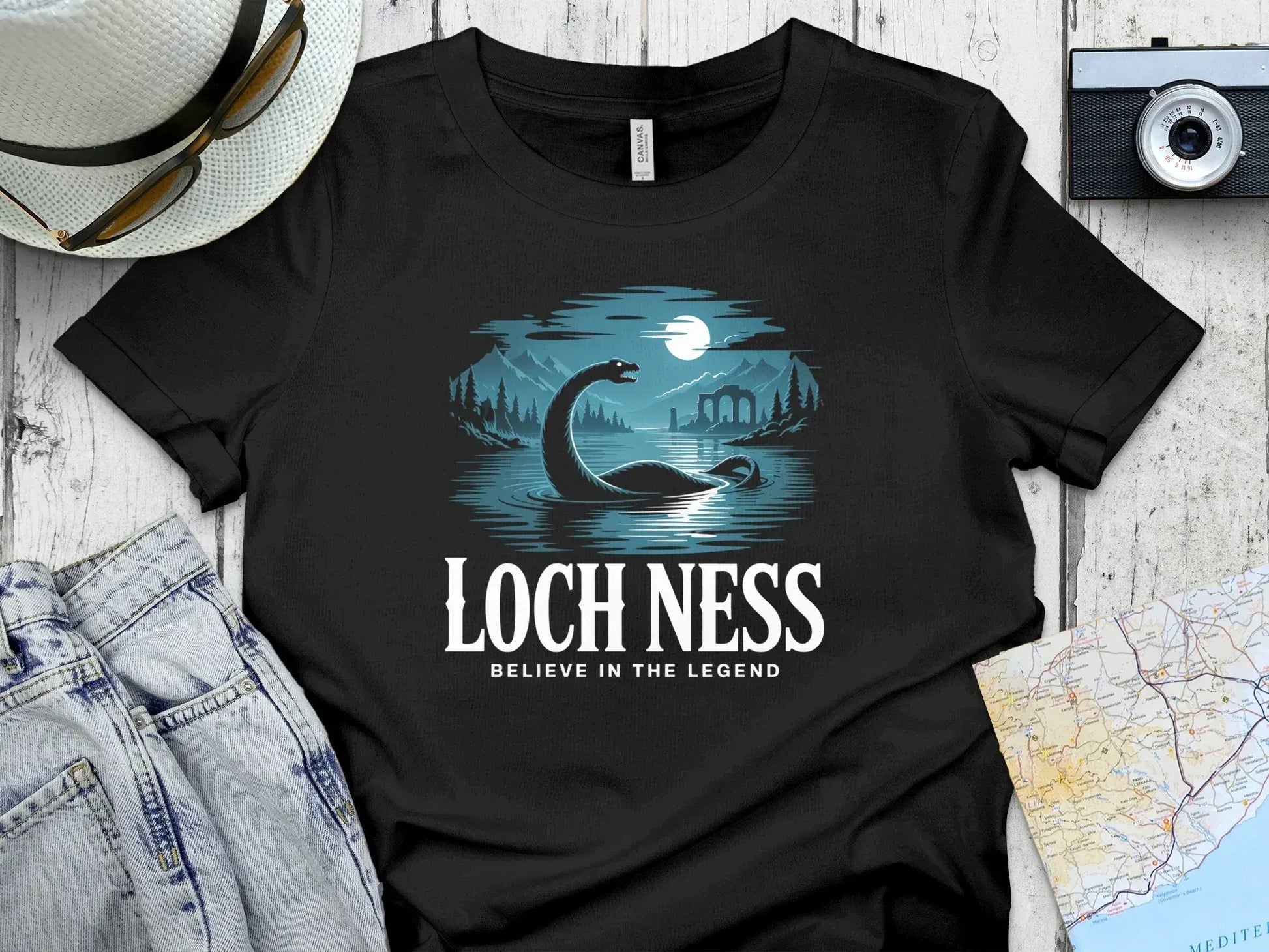 Loch Ness Believe in the Legend T-shirt product type
