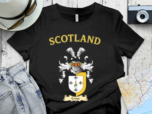 Scotland Crest Graphic Tee Stylish Unique T-shirt product type
