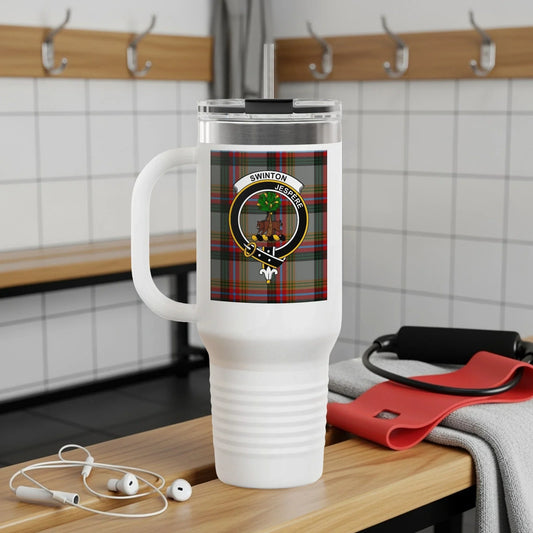 Swinton Plaid Patterned Travel Mug Drinking Product