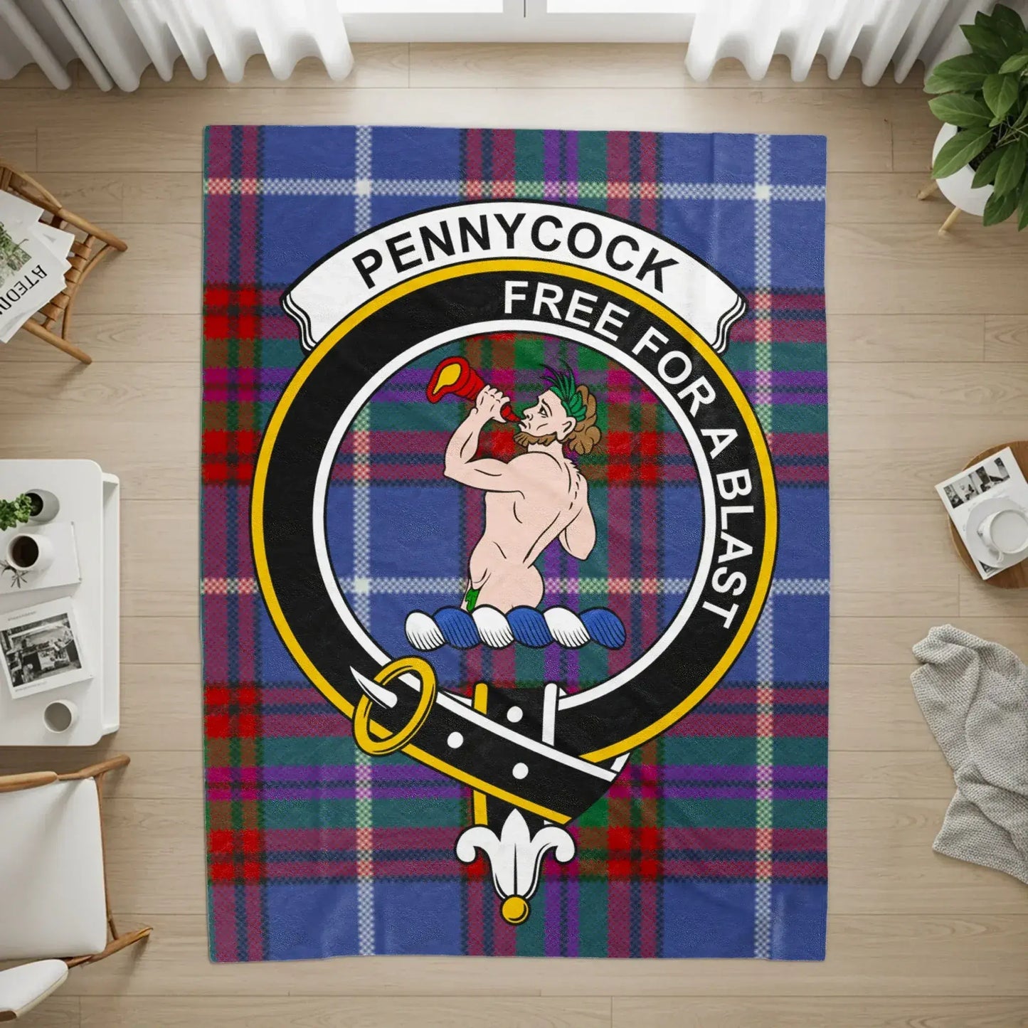 Free For A Blast Pennycock Tartan Blanket product