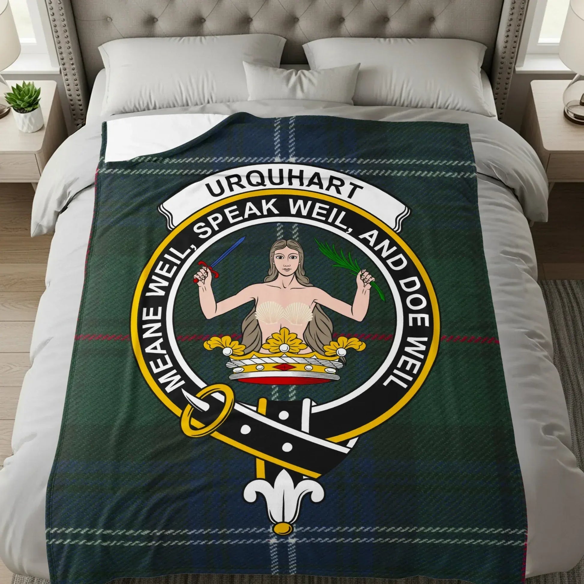 Unique Urquhart Clan Crest Blanket product