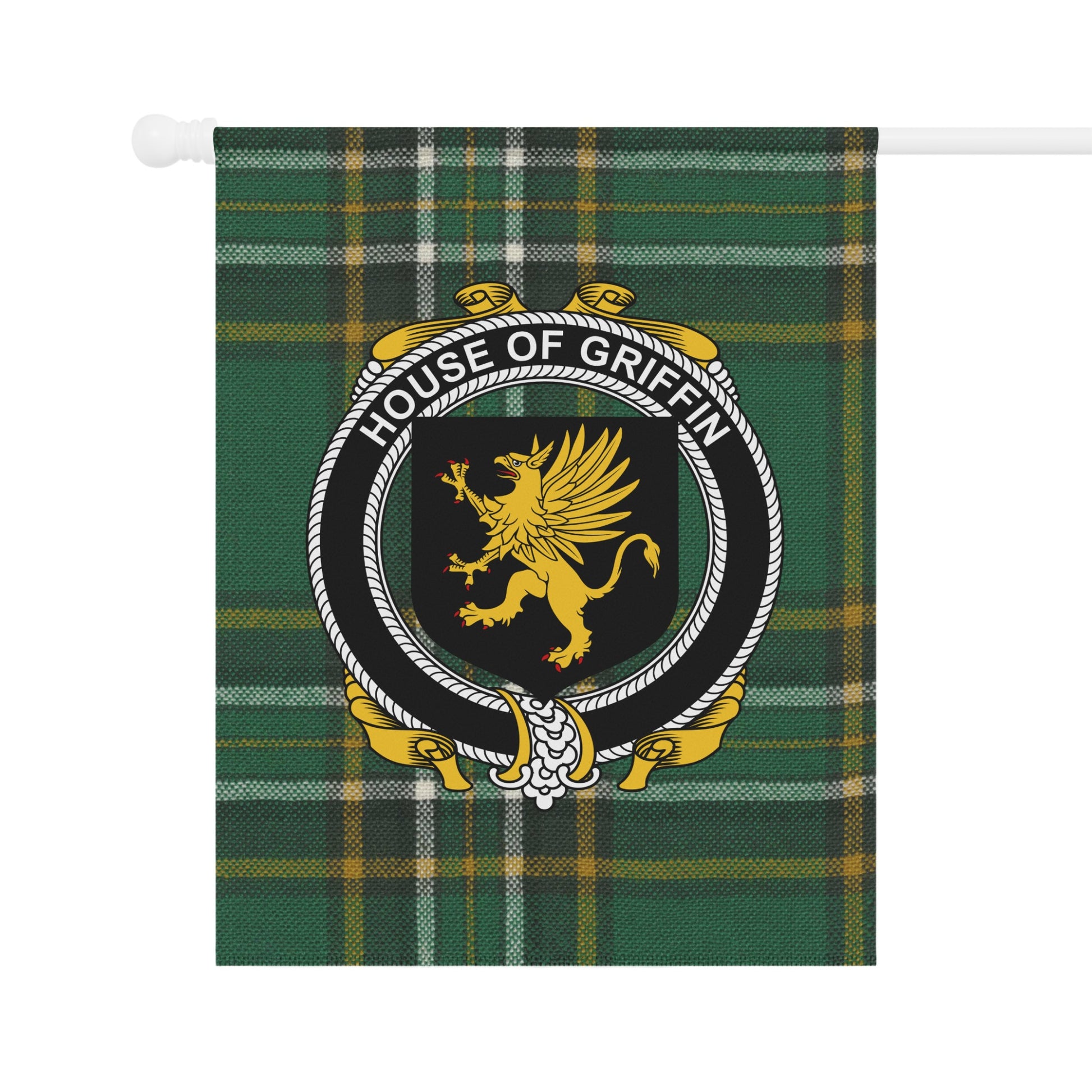 House of Griffin Plaid Banner for Home Decoration
