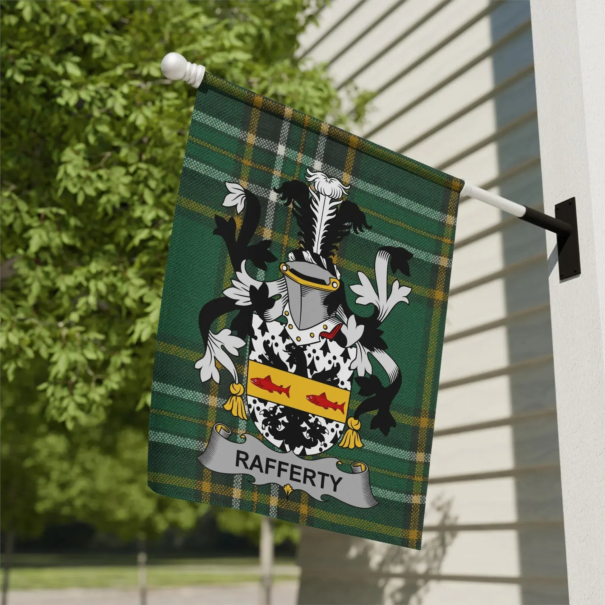 Rafferty Family Crest House Flag Decorative Product
