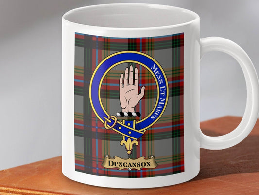 Duncanson Clan Mug with Distinct Tartan Design product