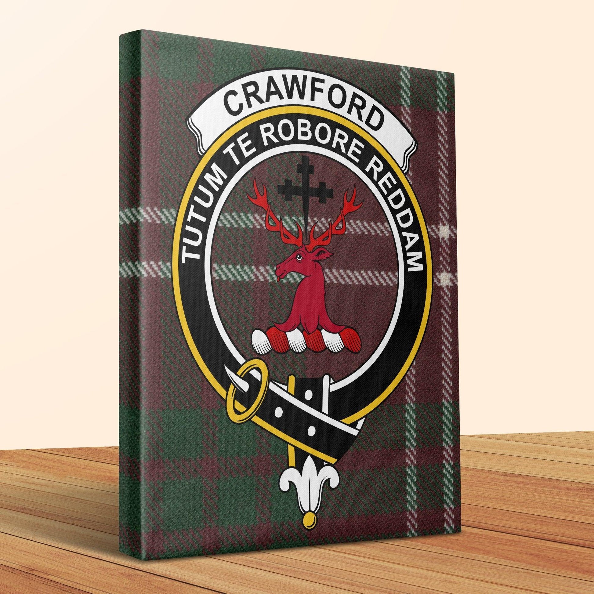 Crawford Clan Crest Canvas Art Print product