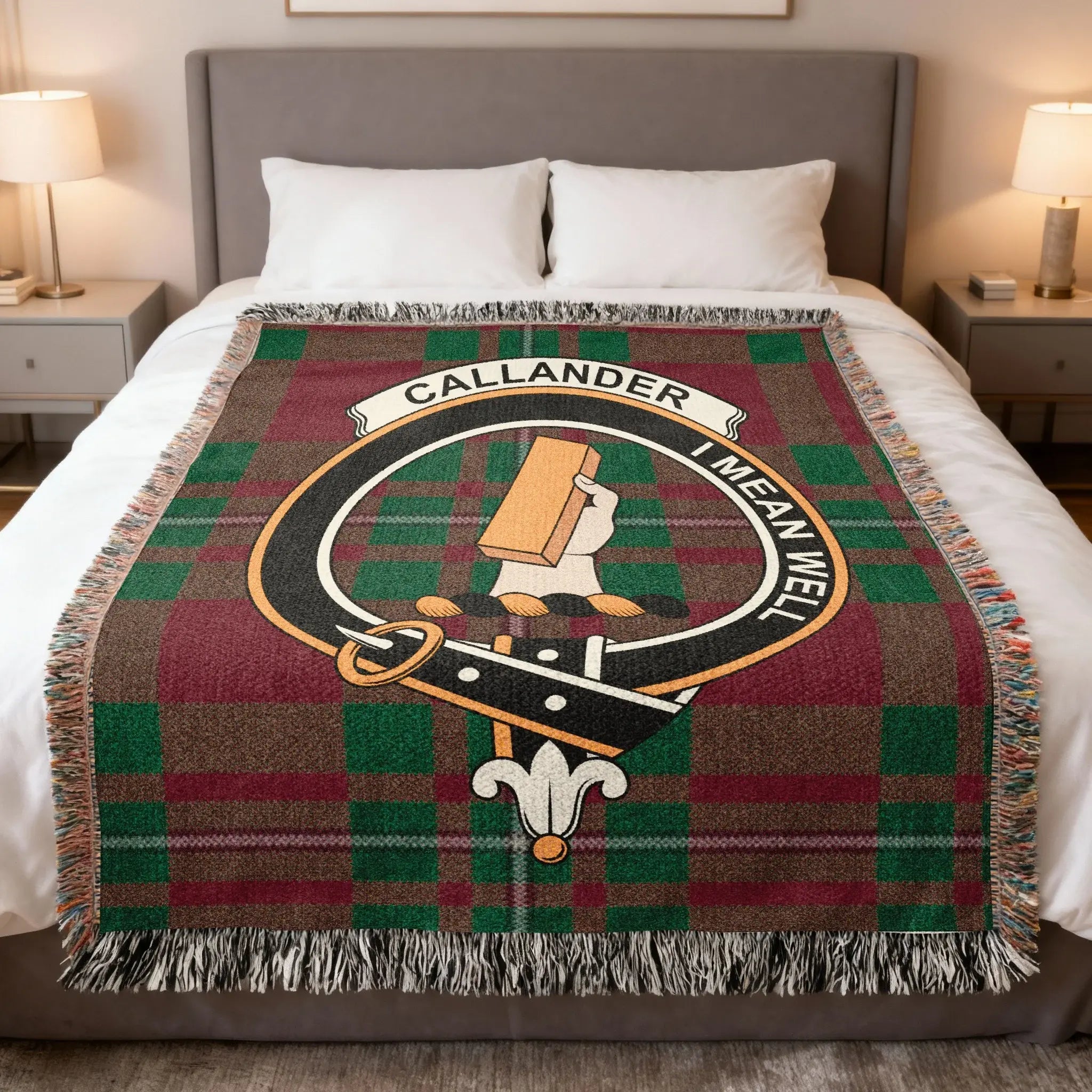 Callander I Mean Well Tartan Blanket