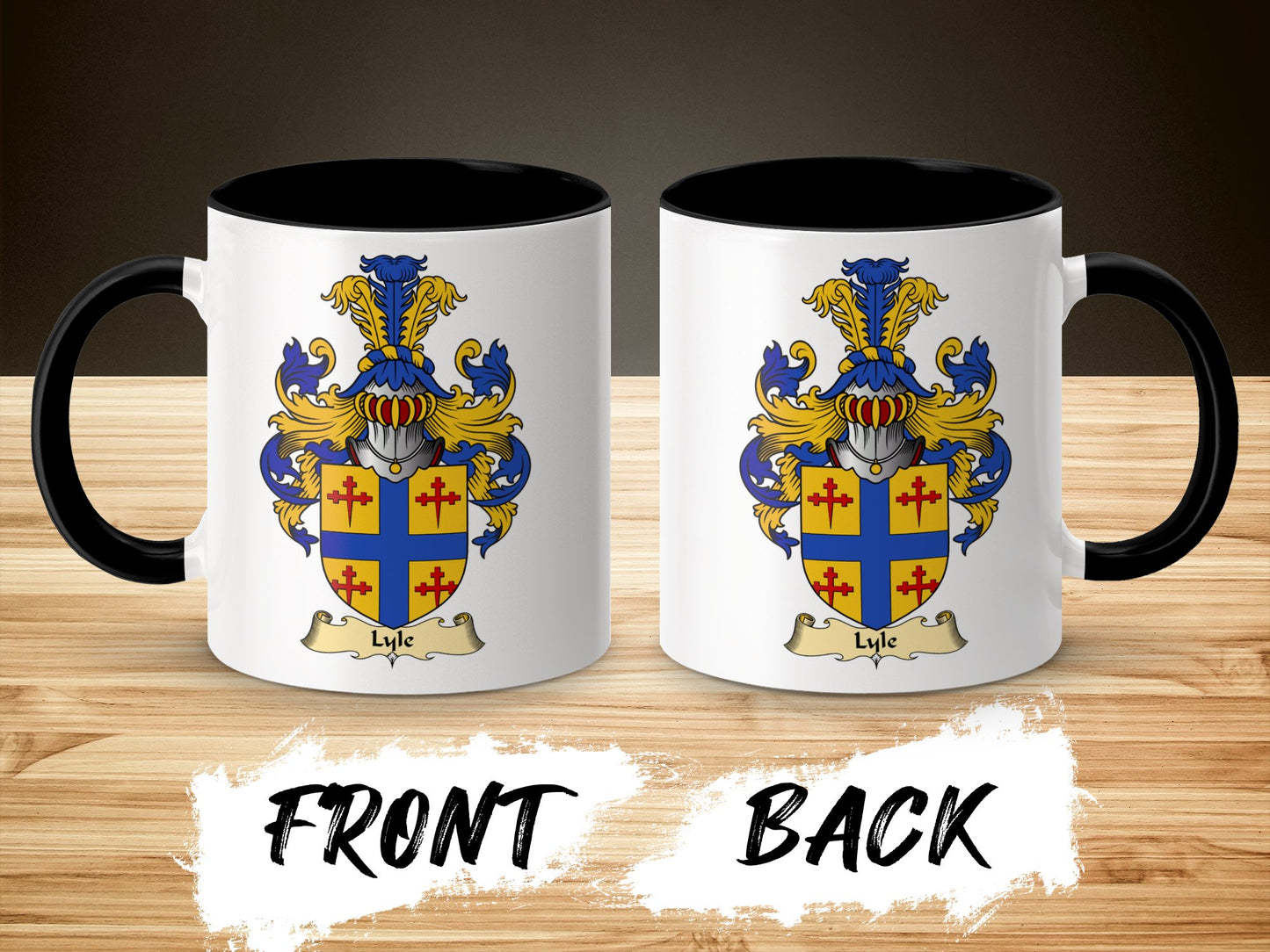 Scottish Clan Lyle Family Crest Coat of Arms Mug - Living Stone Gifts