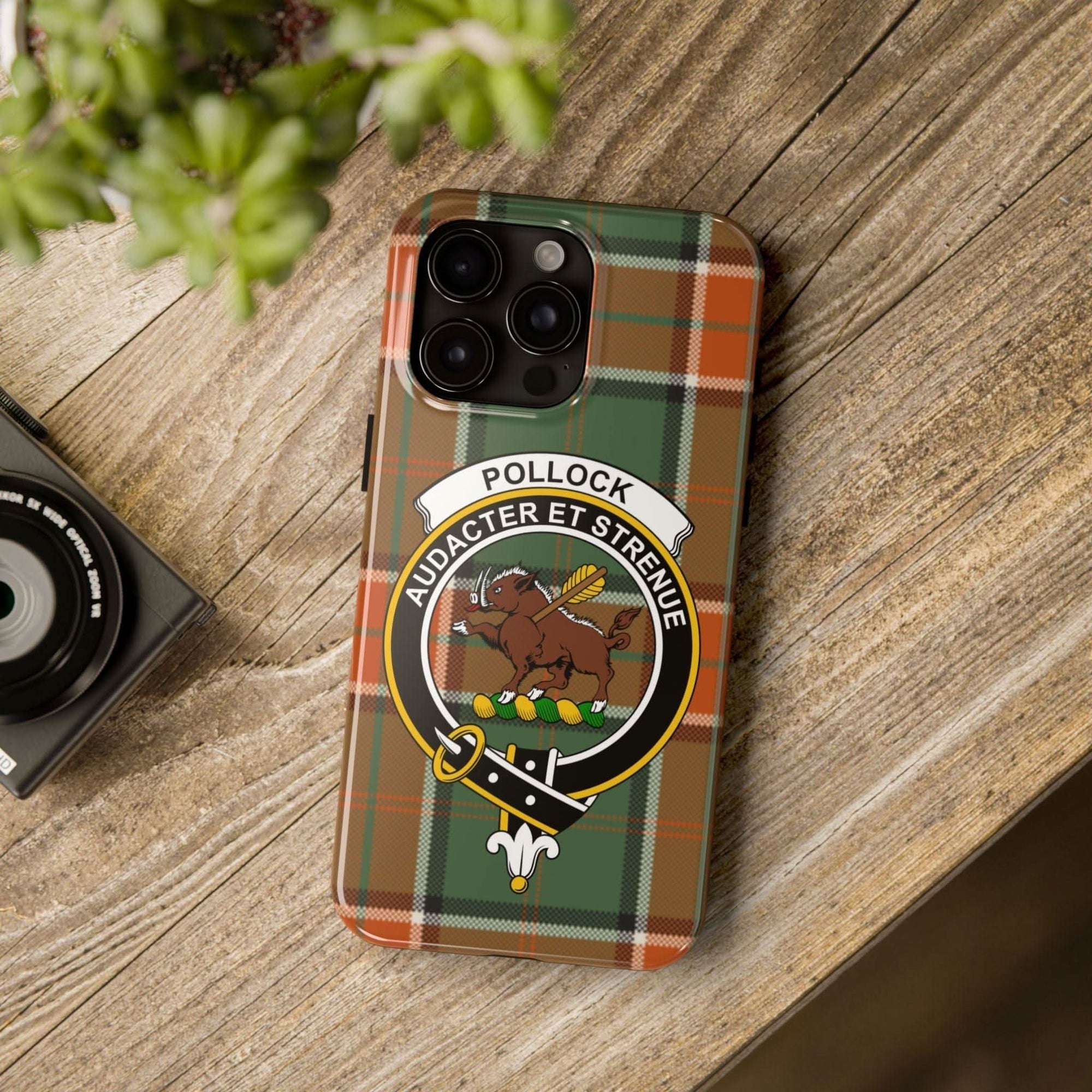 Pollock Clan Scottish Tartan Cell Phone Case - Celtic Ancestry Gifts