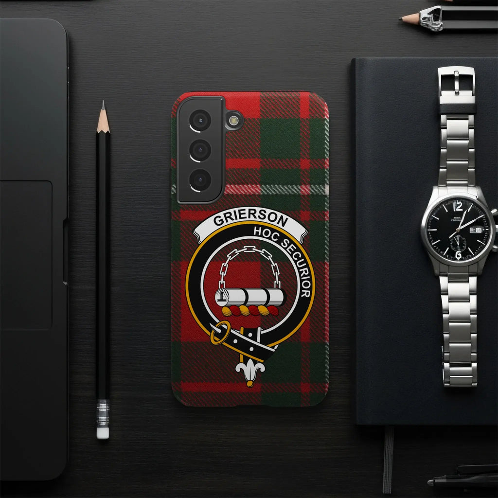 Grierson Hoc Securior Plaid Phone Case Scotland Crest