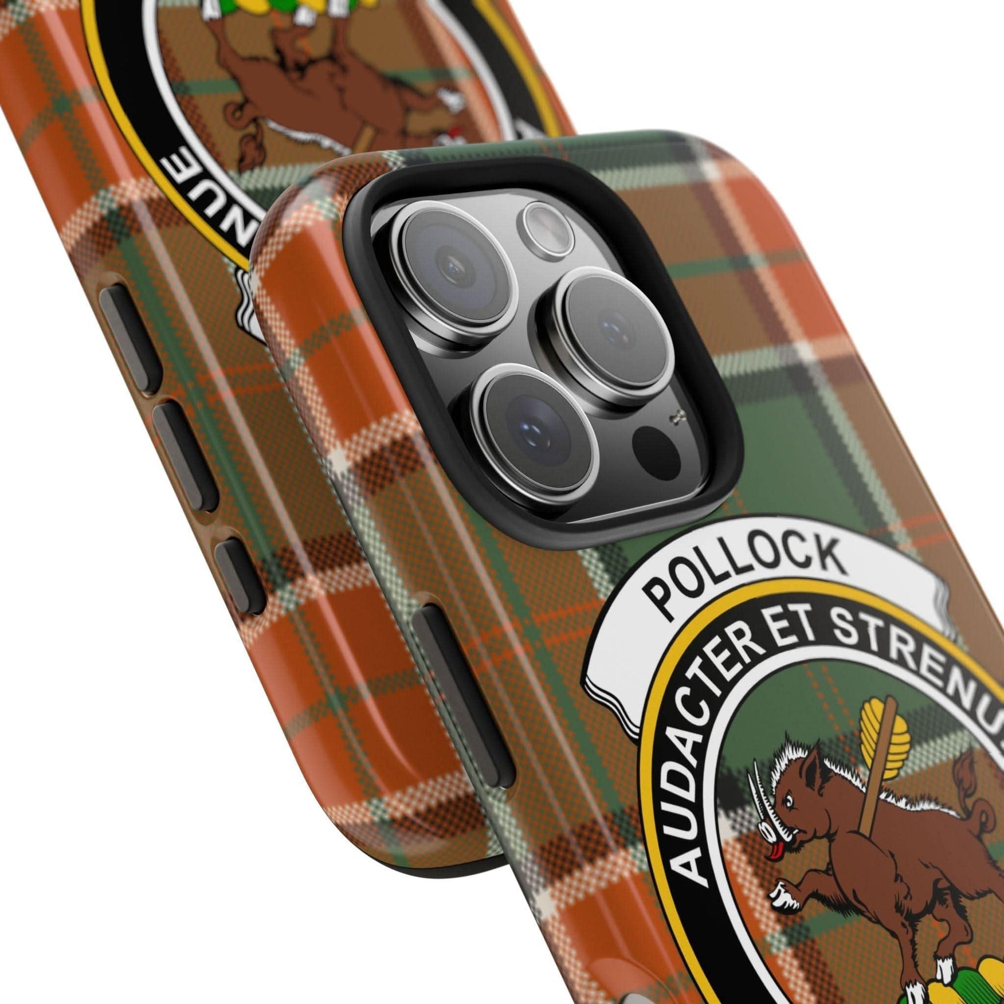 Pollock Clan Scottish Tartan Cell Phone Case - Celtic Ancestry Gifts