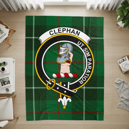 Clephan Crest Tartan Plaid Design Area Rug product