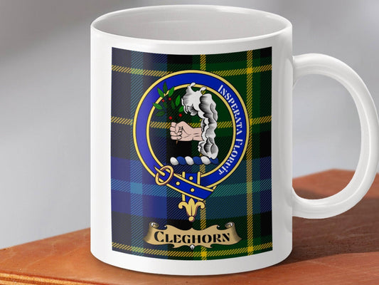 Cleghorn Clan Tartan Print Ceramic Mug product