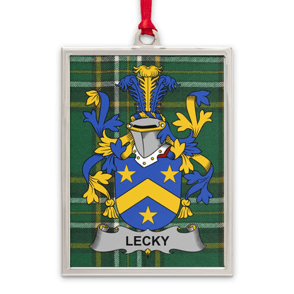 Lecky Family Crest Plaid Design Novelty Product