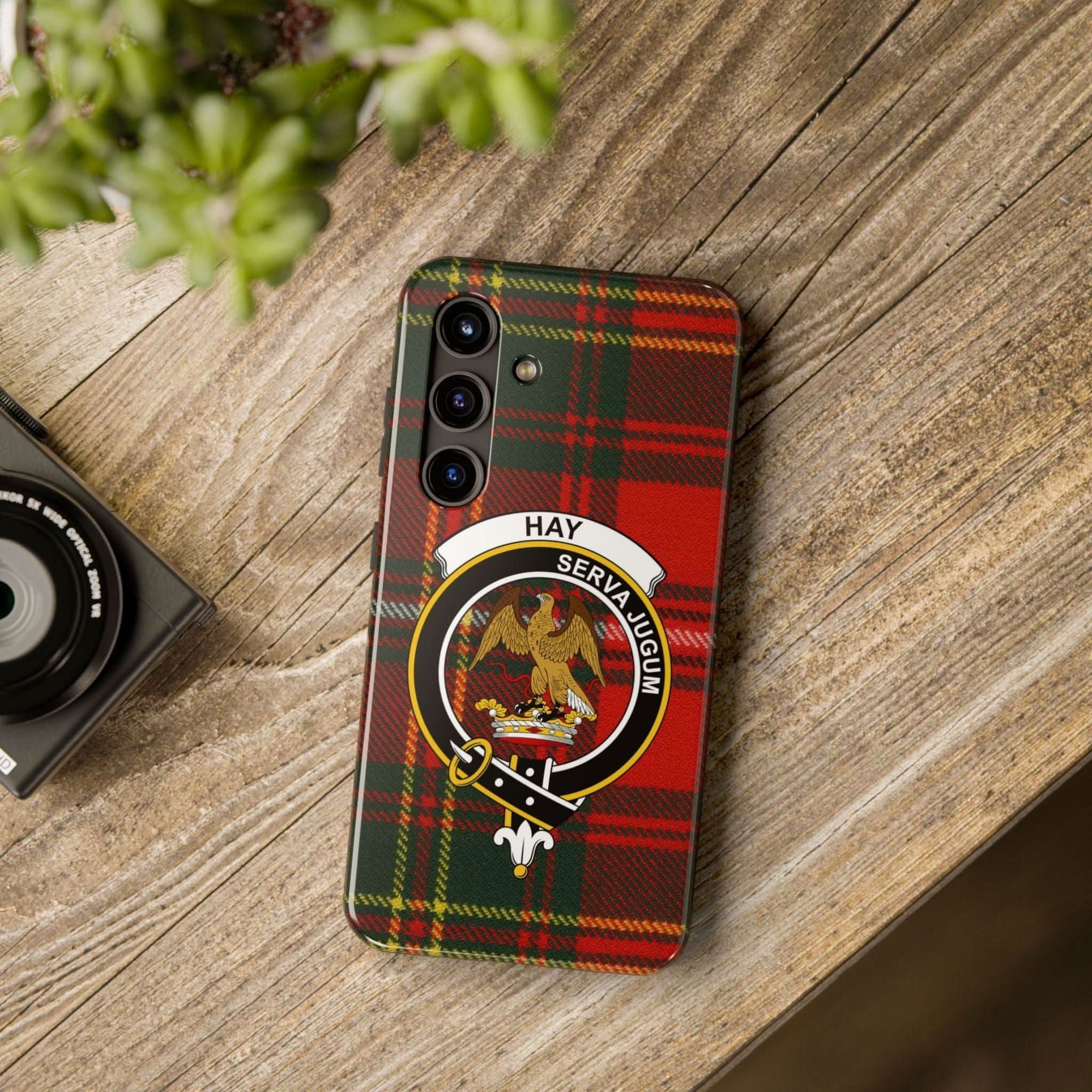 Hay Clan Scottish Tartan Cell Phone Case - Celtic Ancestry Gifts