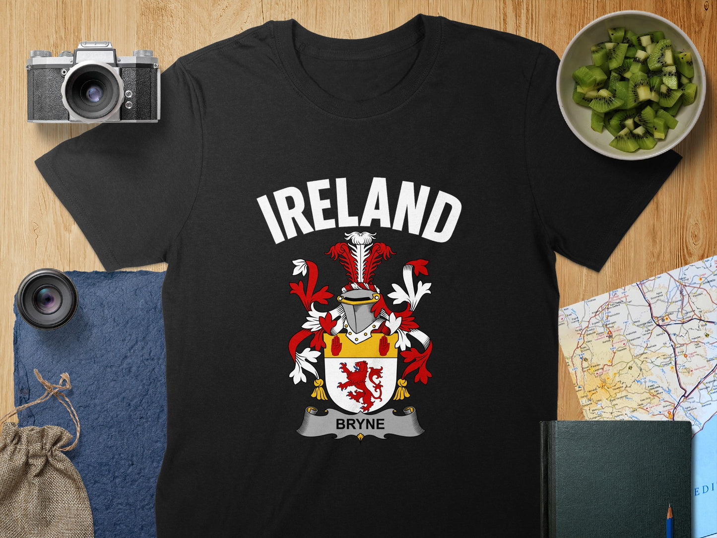 Ireland Bryne Coat of Arms Graphic T-Shirt