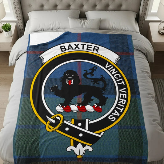 Baxter Vincit Veritas Emblem Bedding Blanket product