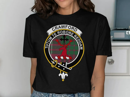 Crawford Family Crest Graphic Tee product