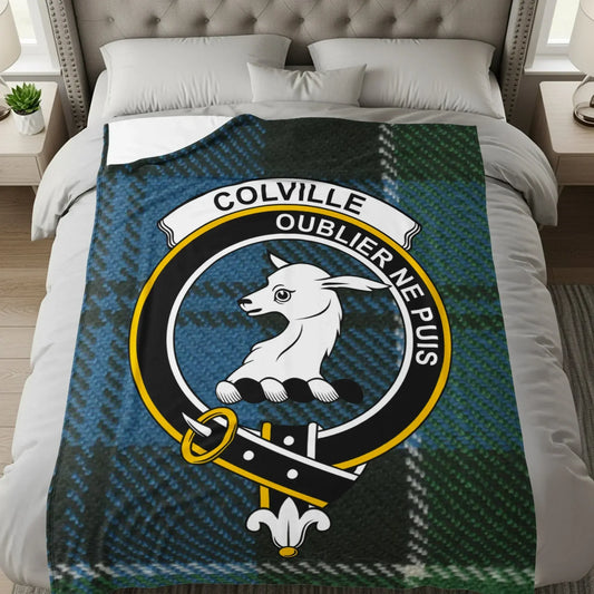 Colville Oublier Ne Puis Emblem Throw Blanket product