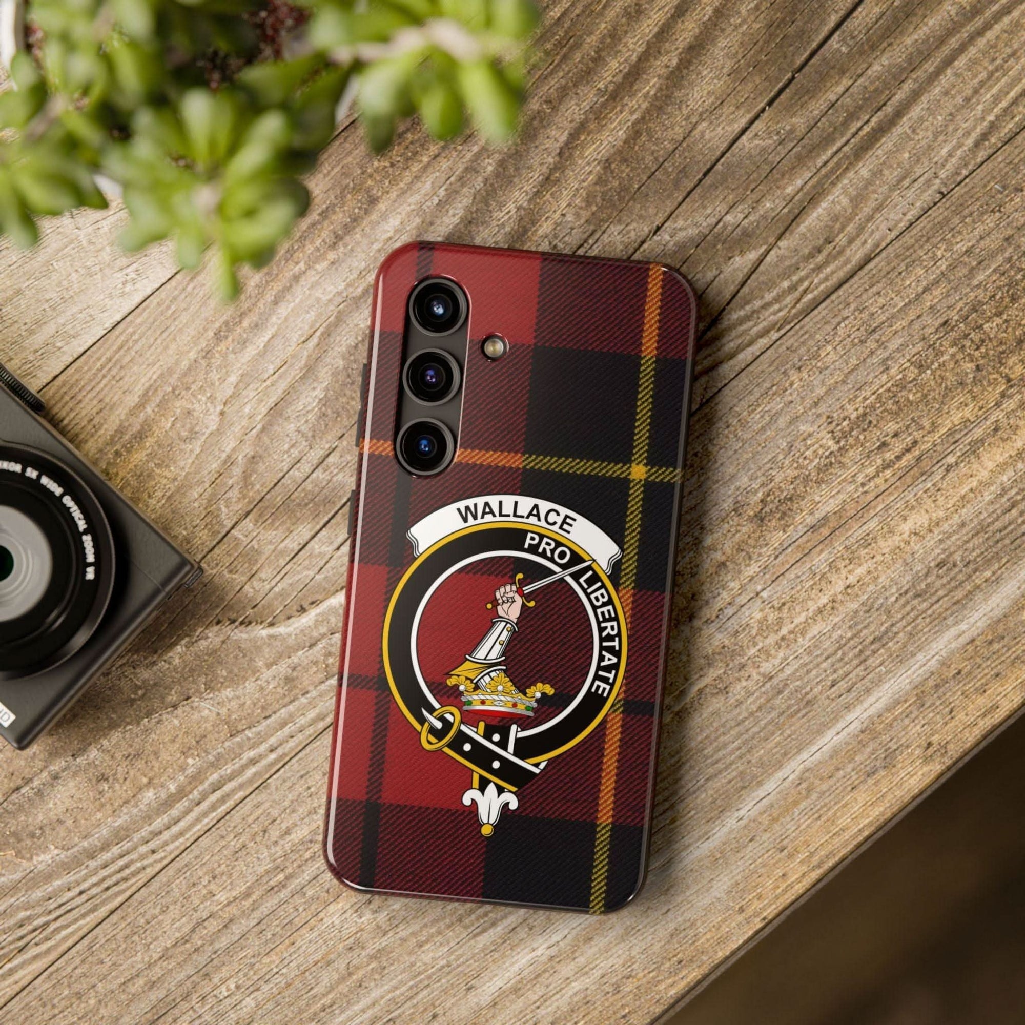 Wallace Clan Scottish Tartan Cell Phone Case - Celtic Ancestry Gifts