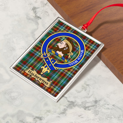 Haliburton Clan Crest Tartan Decoration product