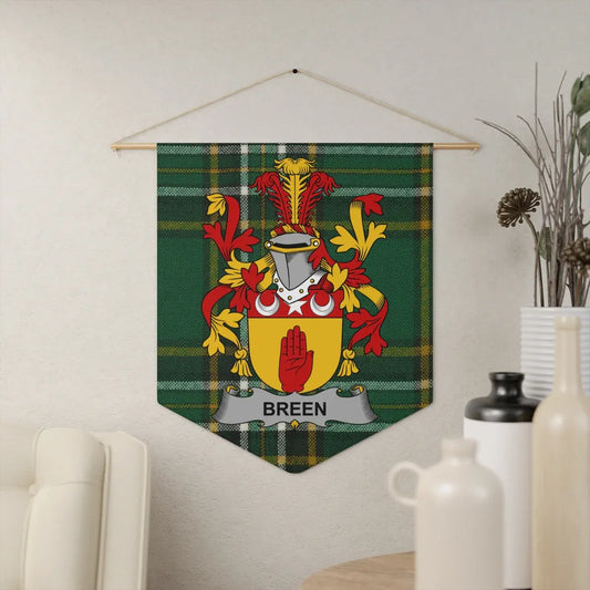 Breen Family Crest Wall Tapestry Home Decor Product Type