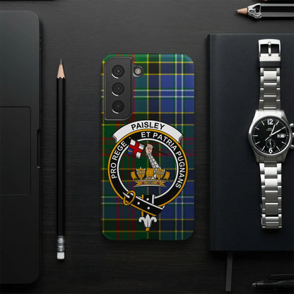 Paisley Et Patria Pugnans Clan Crest Smartphone Case