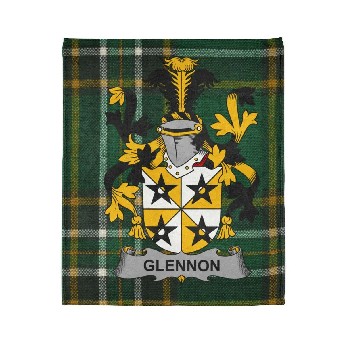 Glennon Family Crest Tartan Blanket product
