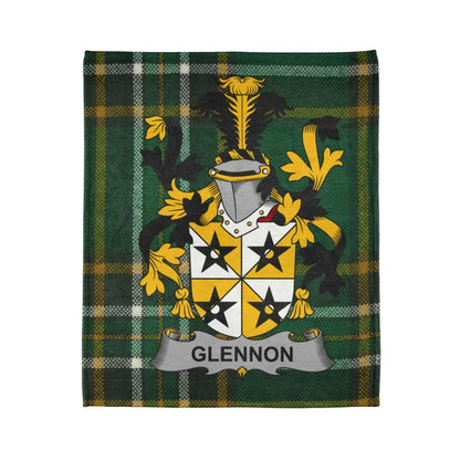 Glennon Family Crest Tartan Blanket product