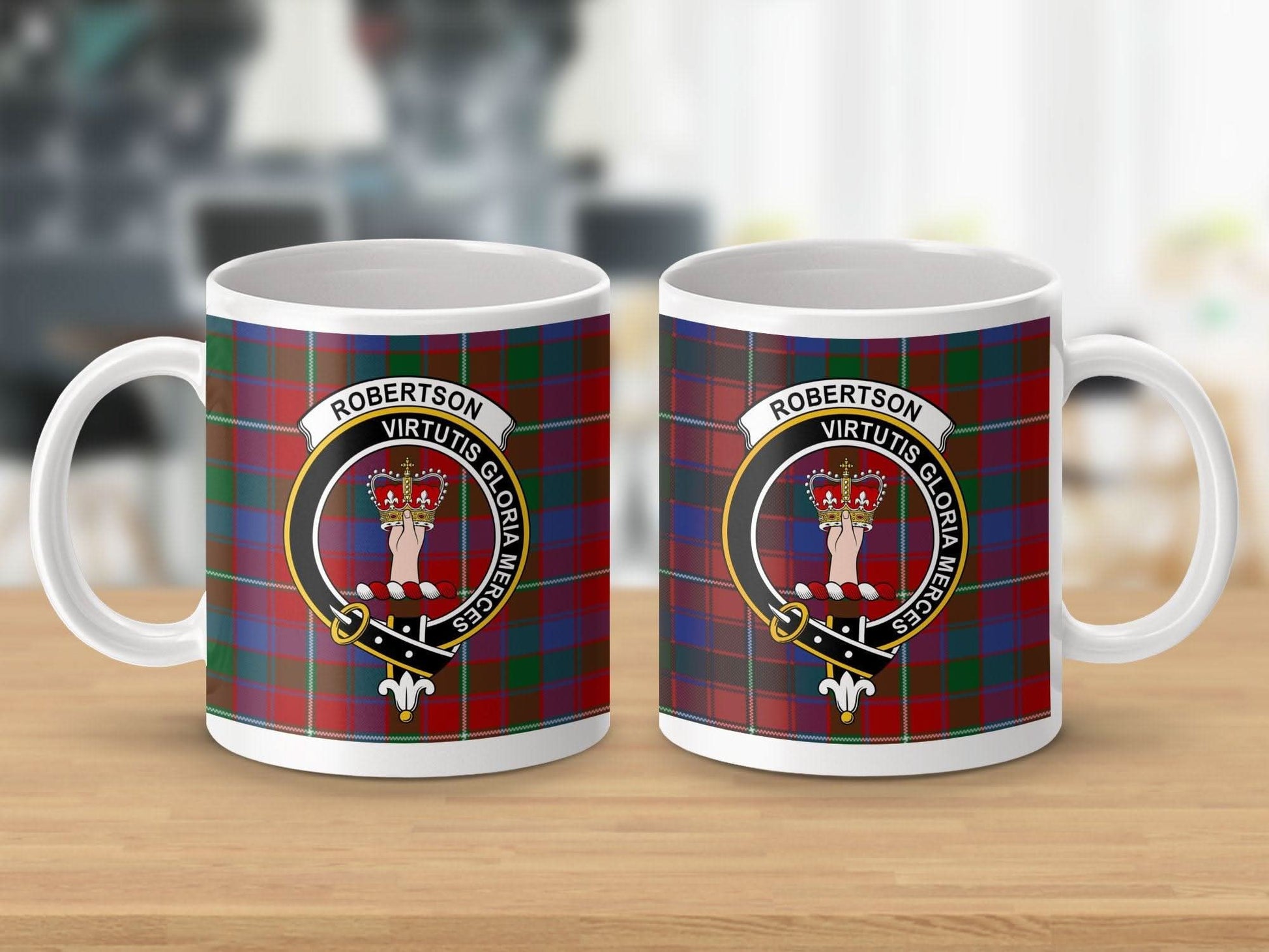 Robertson Virtutis Gloria Merces Emblem Mug product