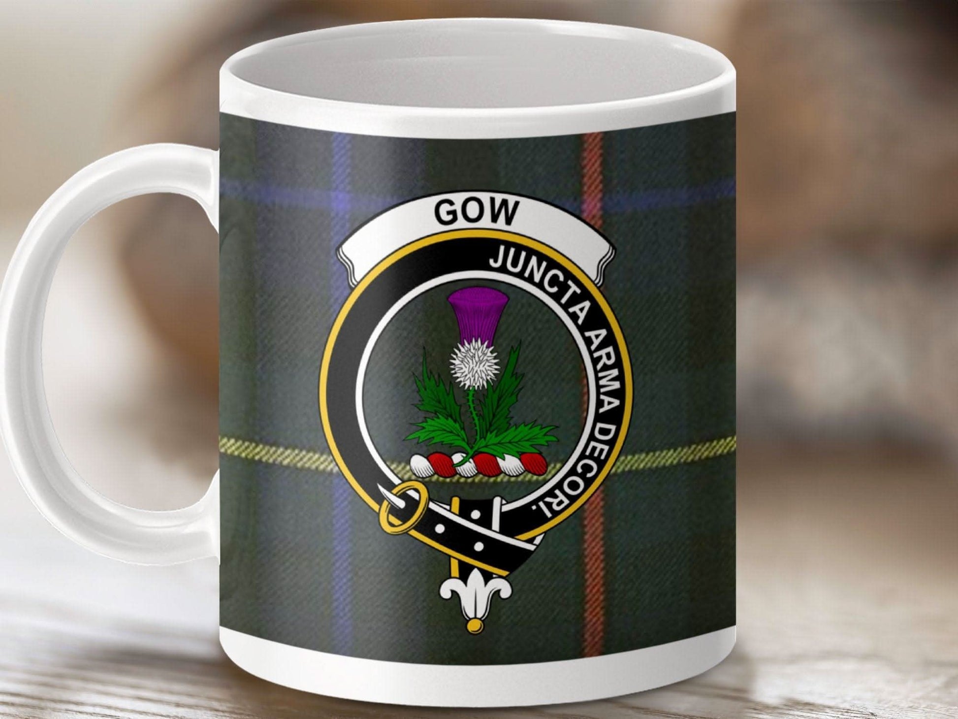 Gow Juncta Arma Decori Plaid Pattern Coffee Mug product