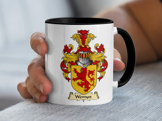 Wemyss Family Scottish Coat of Arms Mug - Living Stone Gifts