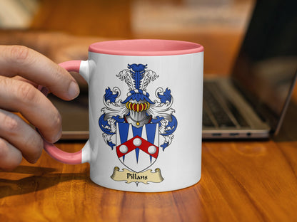 Clan Pillans Scottish Coat of Arms Mug - Living Stone Gifts