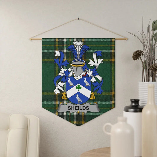 Customized Family Crest Tartan Wall Banner product