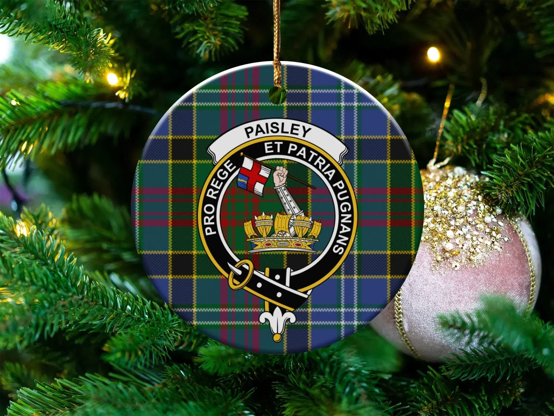 Paisley Et Patria Pugnans Pro Rege Ornament product