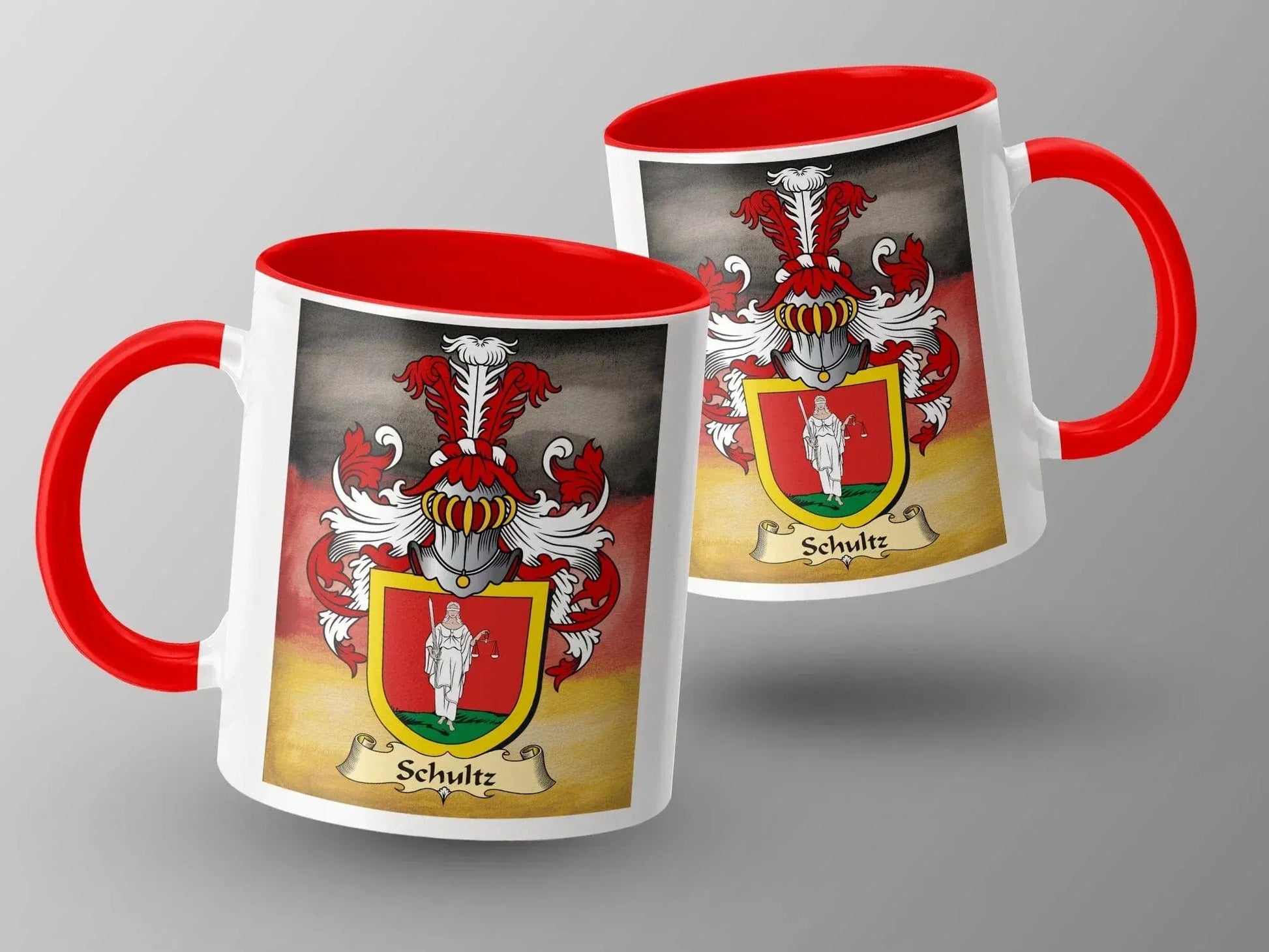 Family Crest Custom Schultz Coat of Arms Print Mug product
